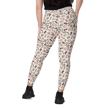 Pink Paradise High-Waisted Pocket Leggings