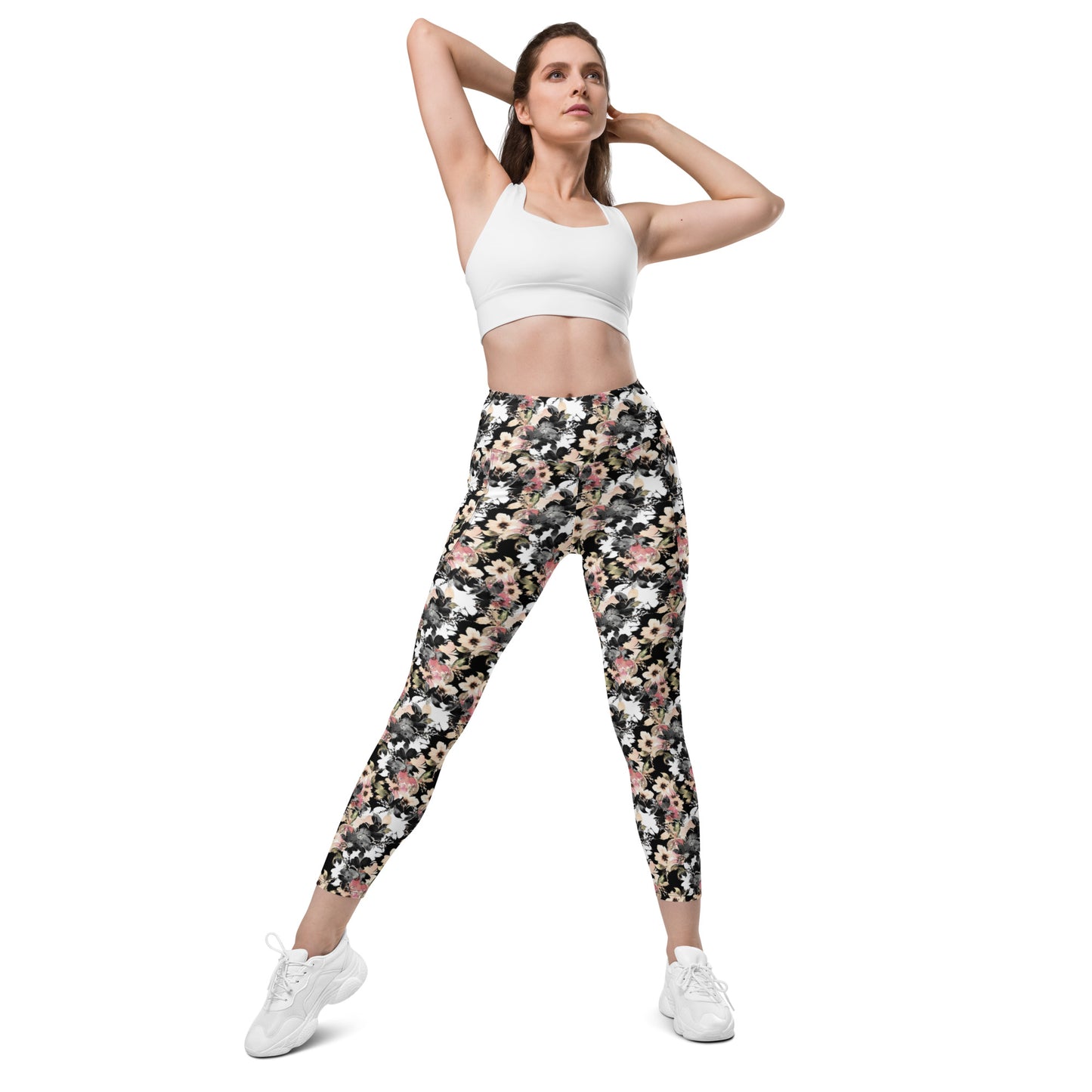 Whimsical Garden High-Waisted Pocket Leggings