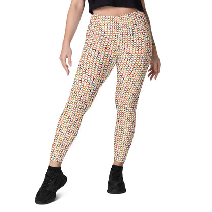 Spectrum Splendor High-Waisted Pocket Leggings