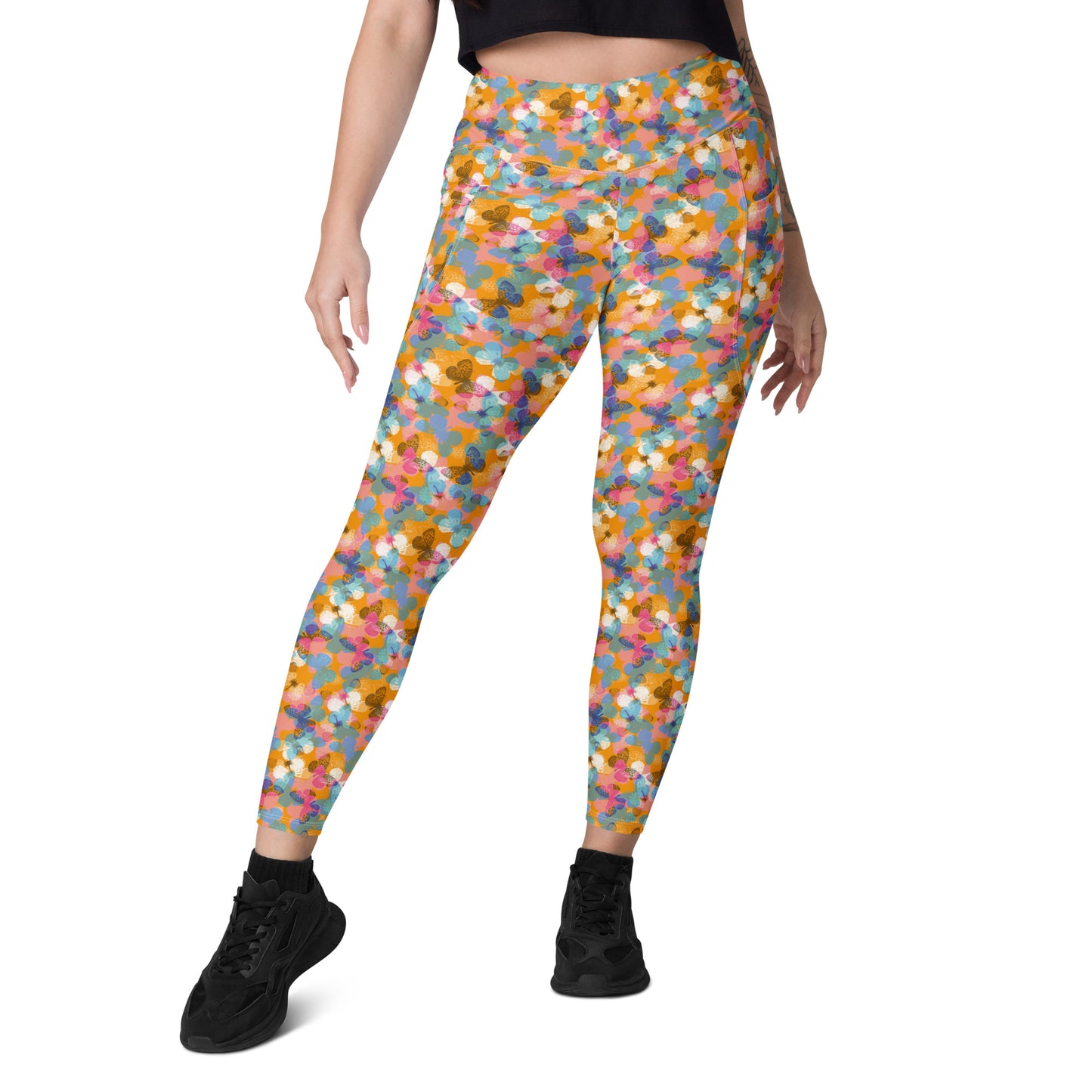 Color Carousel High-Waisted Pocket Leggings