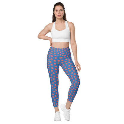 Cerulean Charm Pocket Leggings