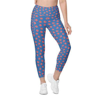 Cerulean Charm Pocket Leggings