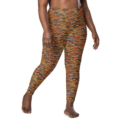 Rainbow Reverie High-waisted Pocket Leggings