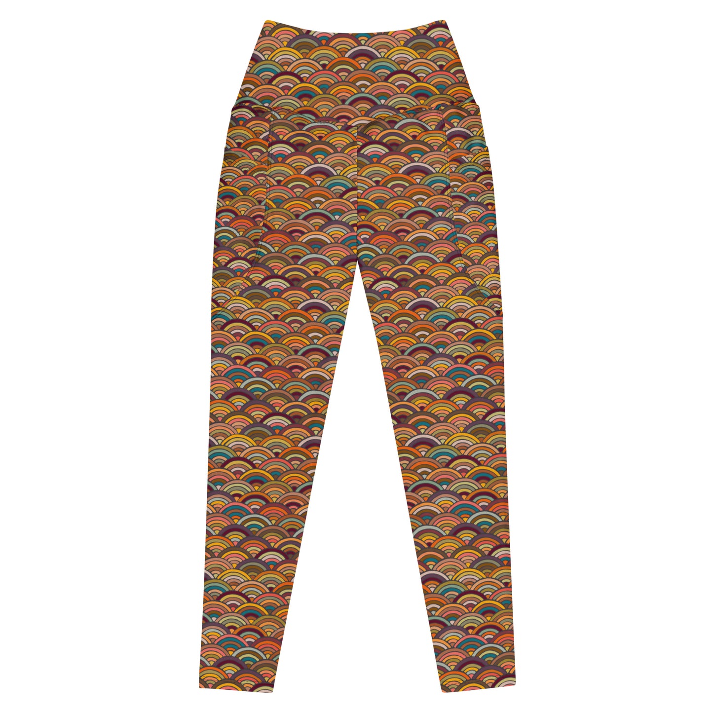 Rainbow Reverie High-waisted Pocket Leggings