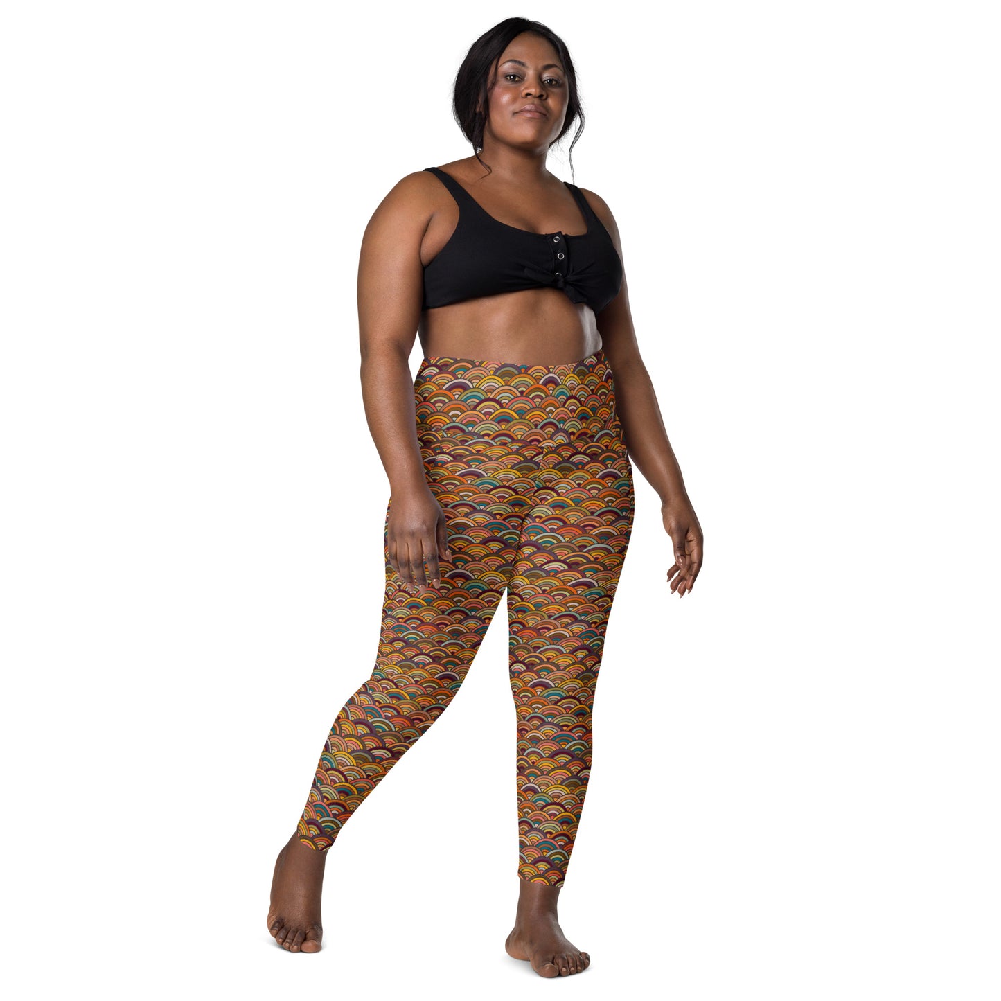 Rainbow Reverie High-waisted Pocket Leggings