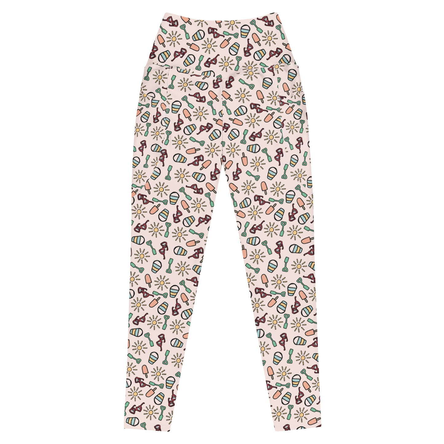 Pink Paradise High-Waisted Pocket Leggings