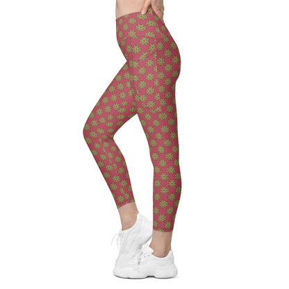 Blossom Blush High-Waisted Pocket Leggings