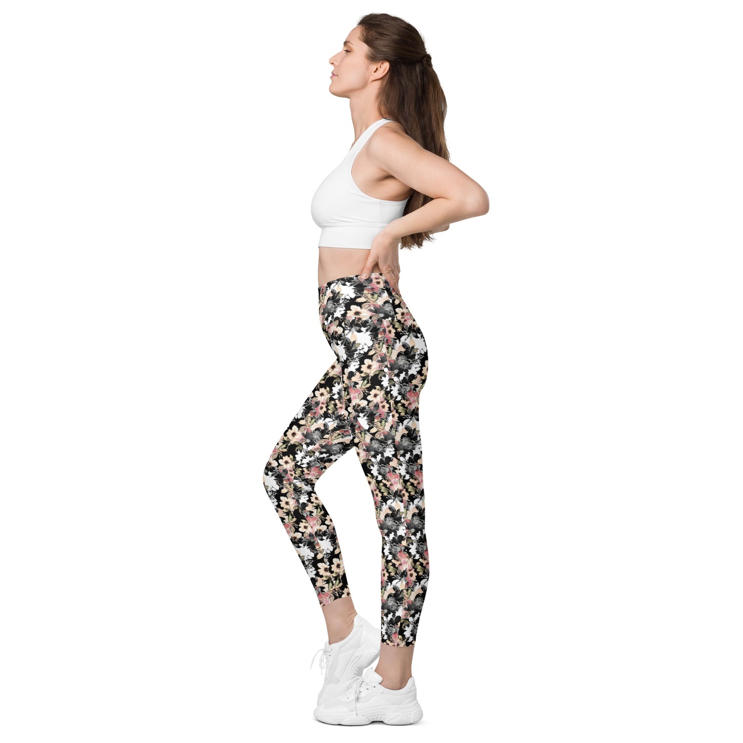 Whimsical Garden High-Waisted Pocket Leggings