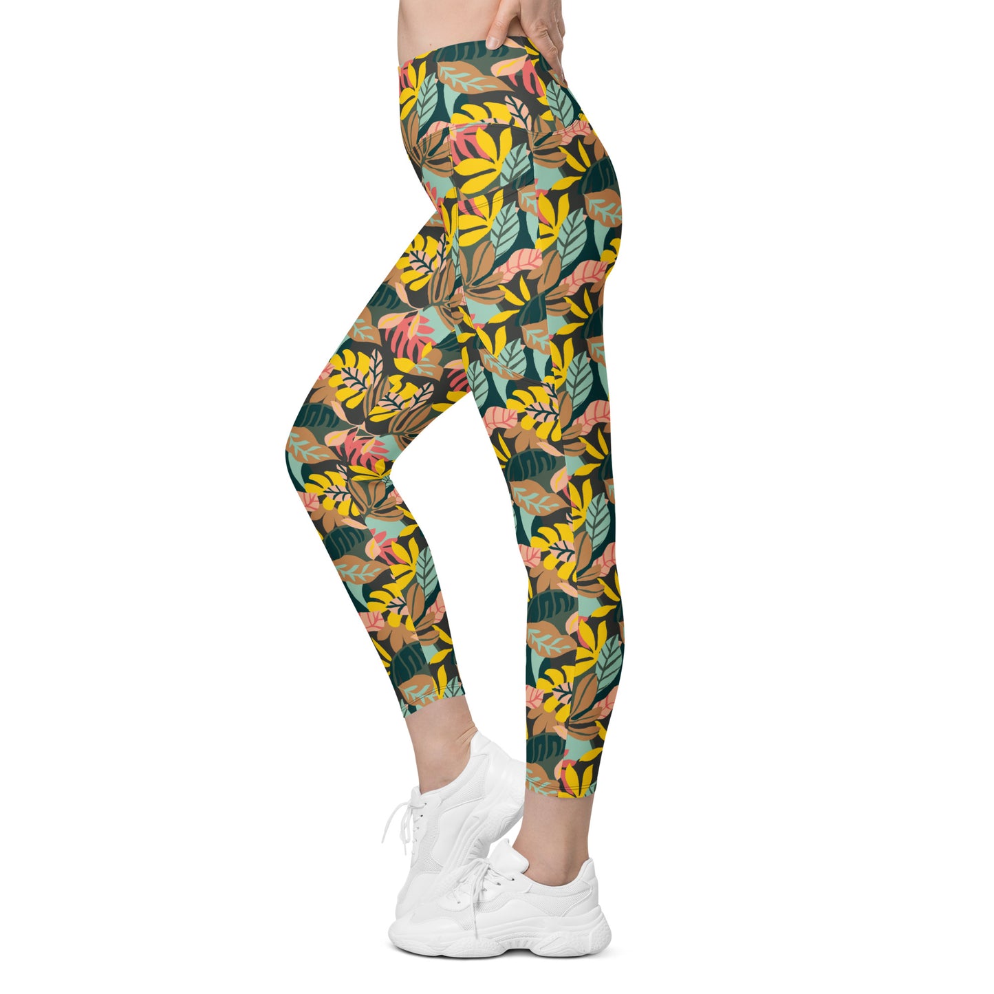 Prismatic High-Waisted Pockets Leggings