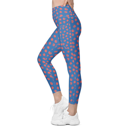 Cerulean Charm Pocket Leggings