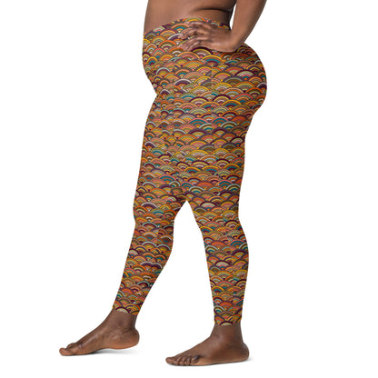 Rainbow Reverie High-waisted Pocket Leggings