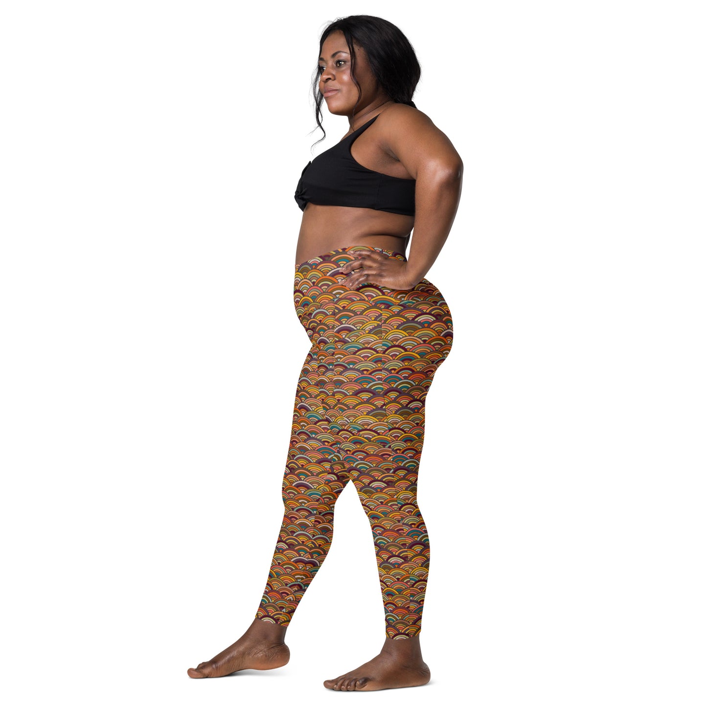 Rainbow Reverie High-waisted Pocket Leggings