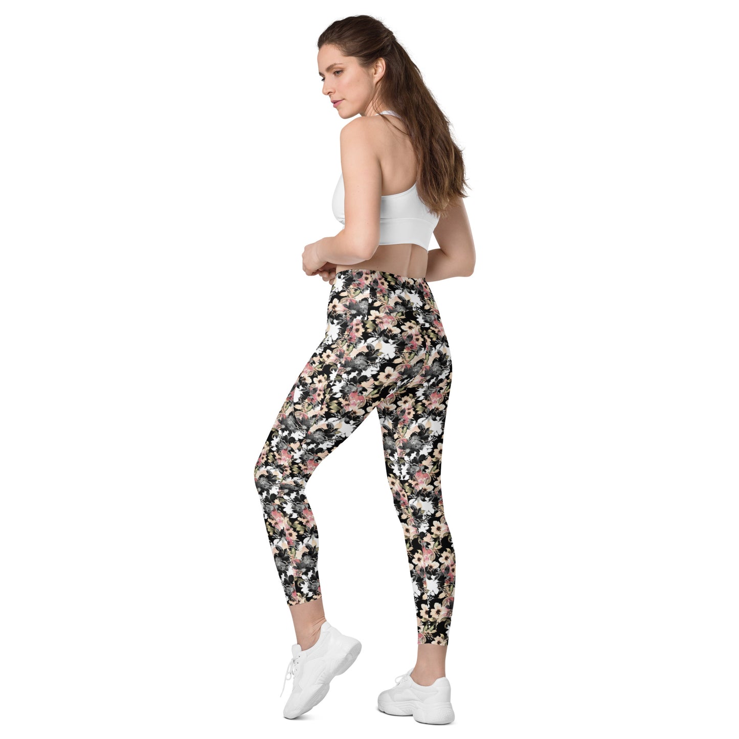 Whimsical Garden High-Waisted Pocket Leggings