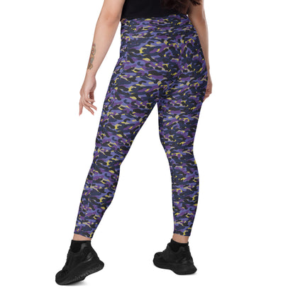 Inky Tide High-Waisted Pocket Leggings