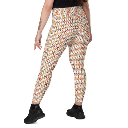 Spectrum Splendor High-Waisted Pocket Leggings