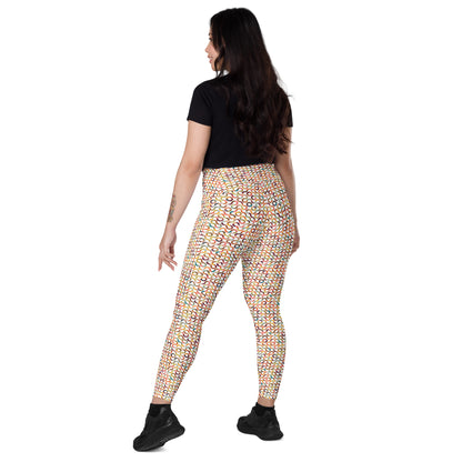 Spectrum Splendor High-Waisted Pocket Leggings