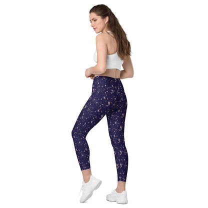 Indigo Impressions High-Waisted Pocket Leggings