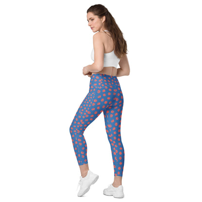 Cerulean Charm Pocket Leggings