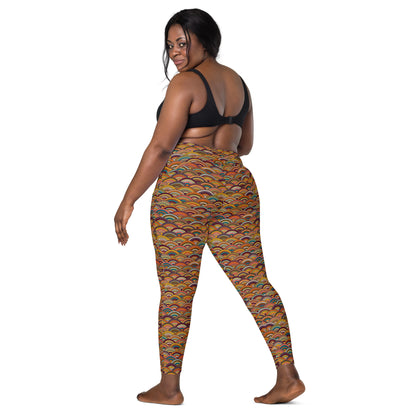 Rainbow Reverie High-waisted Pocket Leggings