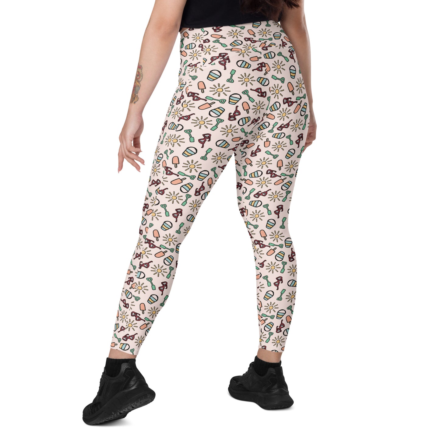 Pink Paradise High-Waisted Pocket Leggings