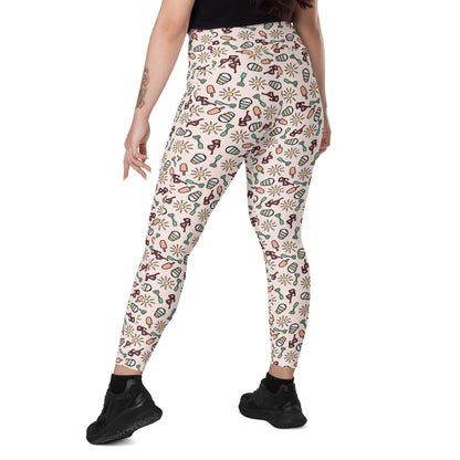 Pink Paradise High-Waisted Pocket Leggings