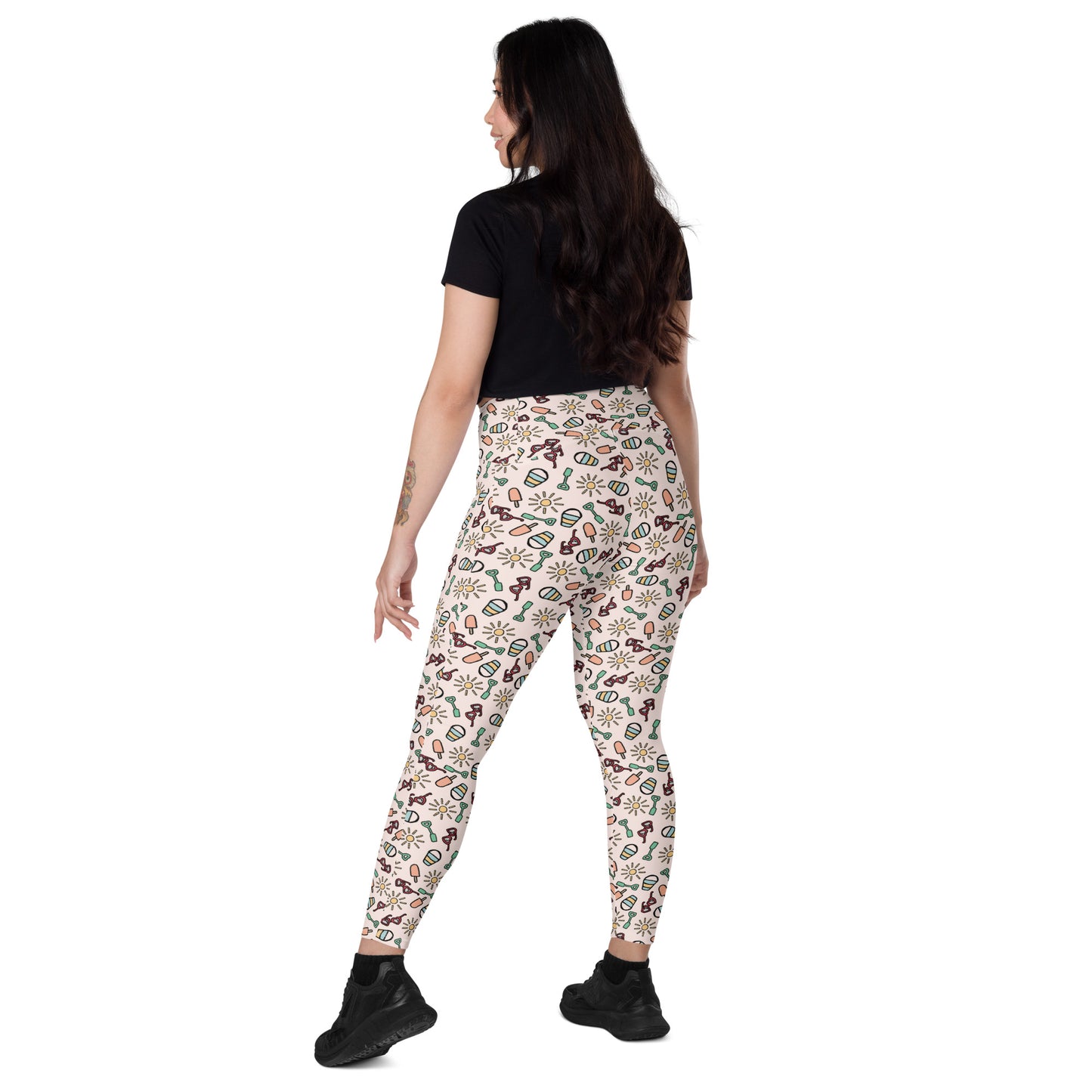 Pink Paradise High-Waisted Pocket Leggings