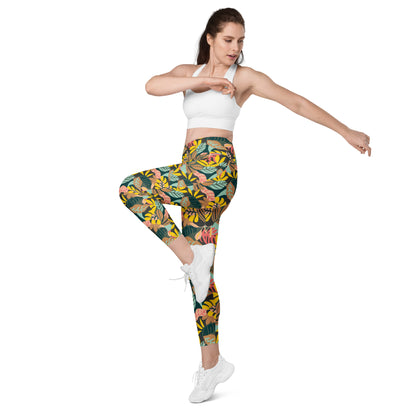 Prismatic High-Waisted Pockets Leggings