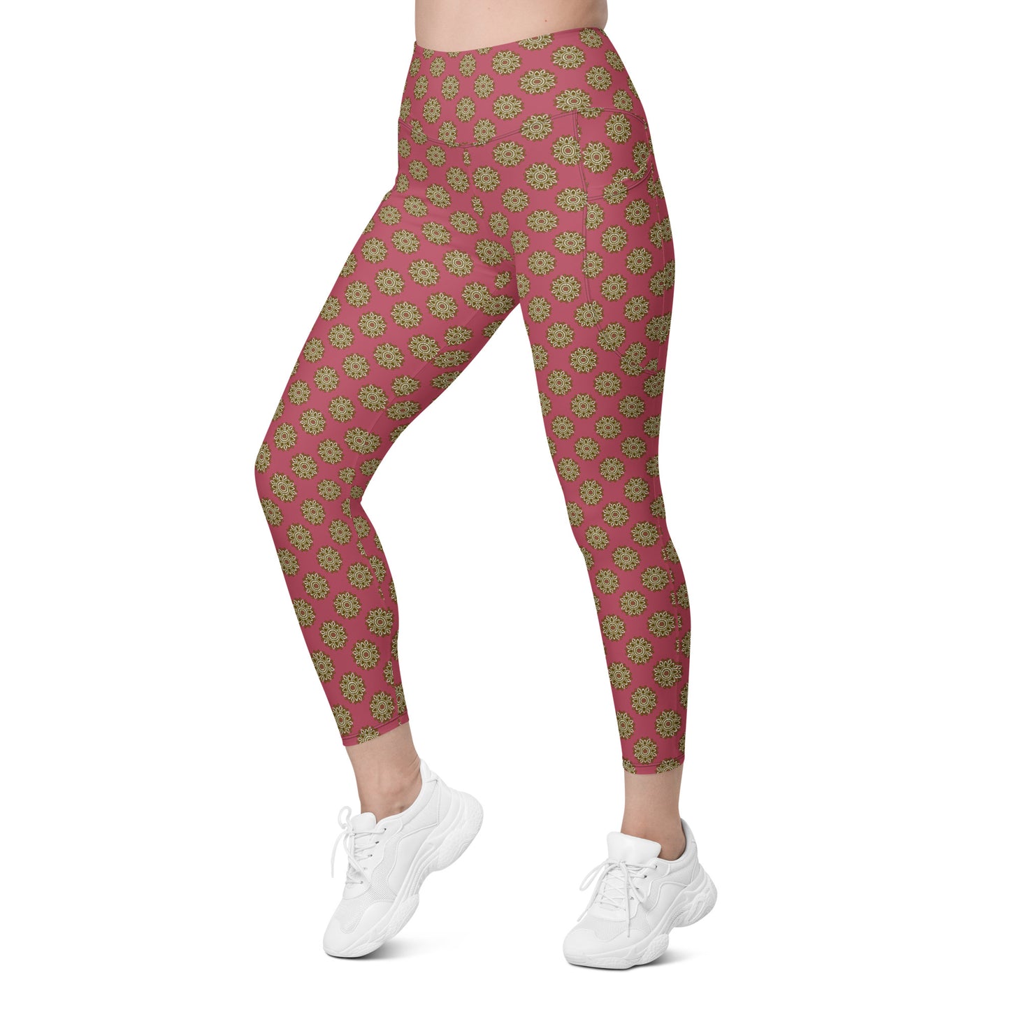 Blossom Blush High-Waisted Pocket Leggings