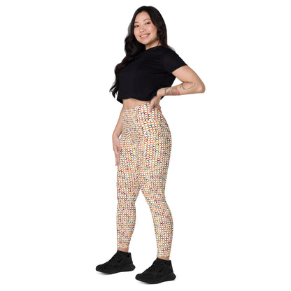 Spectrum Splendor High-Waisted Pocket Leggings