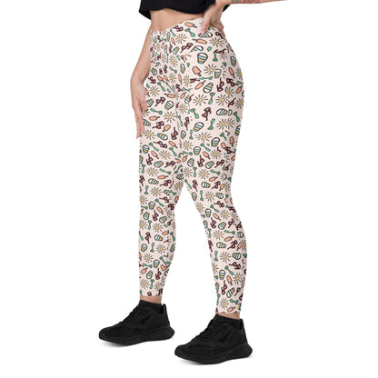 Pink Paradise High-Waisted Pocket Leggings