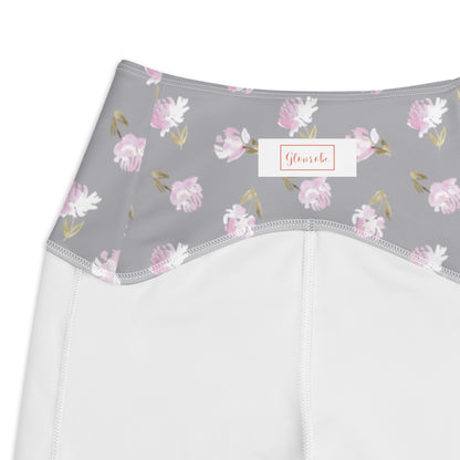 Lavender Bloom High-Waisted Pocket Leggings