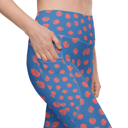 Cerulean Charm Pocket Leggings