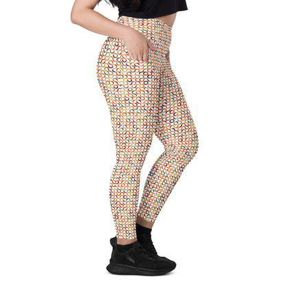 Spectrum Splendor High-Waisted Pocket Leggings