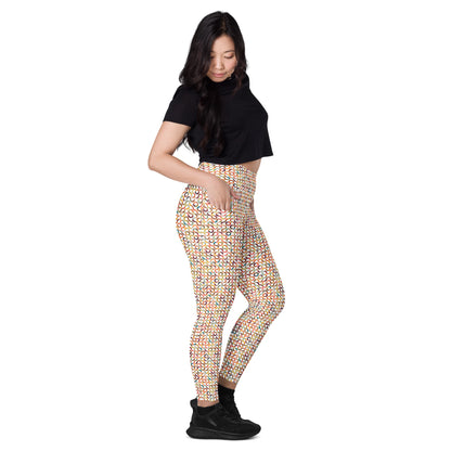 Spectrum Splendor High-Waisted Pocket Leggings