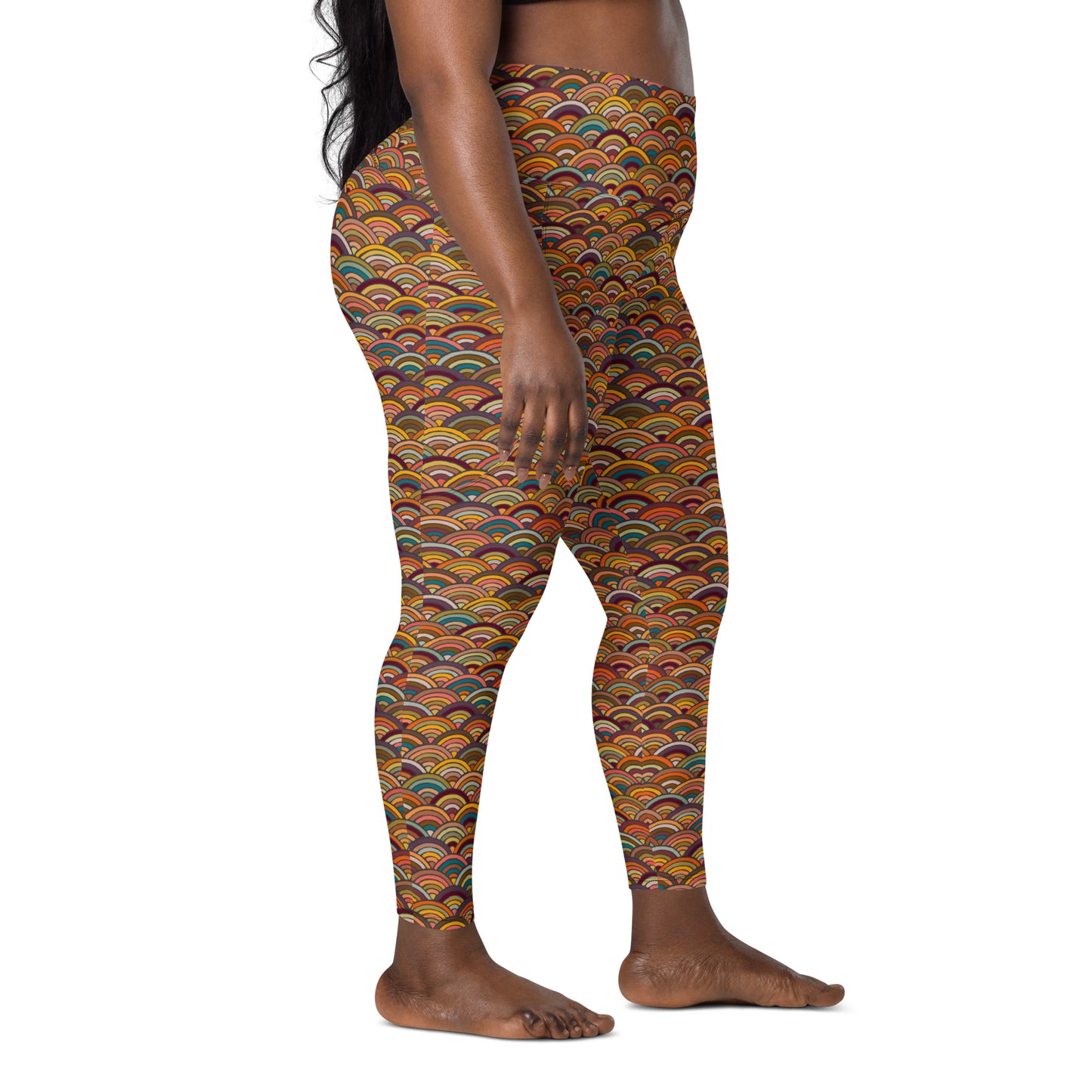 Rainbow Reverie High-waisted Pocket Leggings