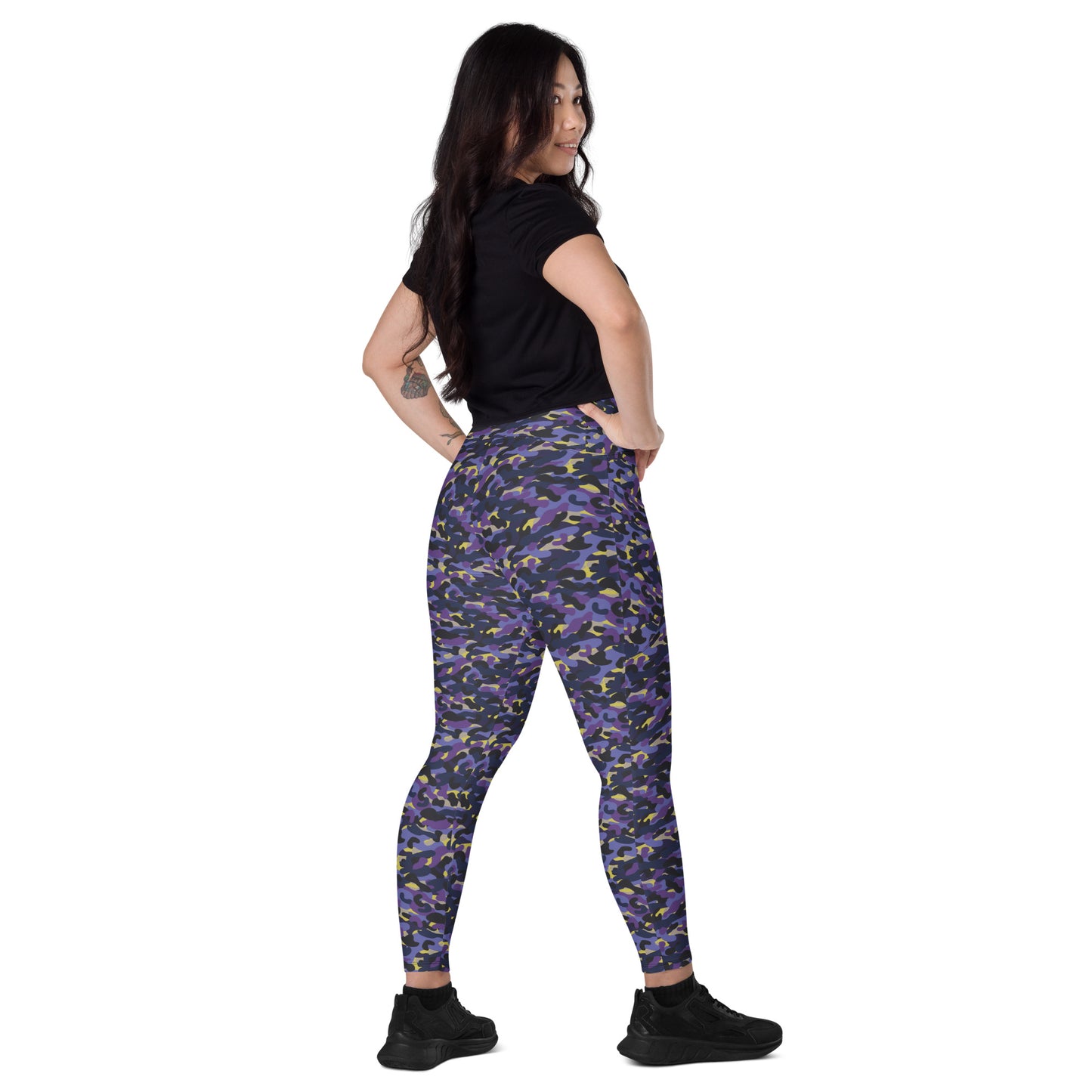 Inky Tide High-Waisted Pocket Leggings