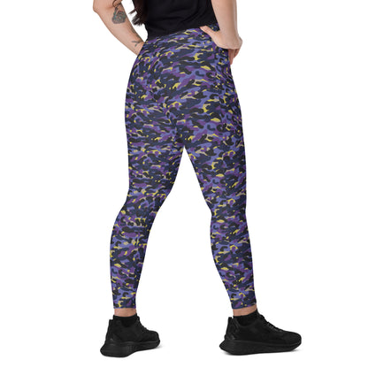 Inky Tide High-Waisted Pocket Leggings