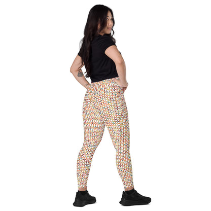 Spectrum Splendor High-Waisted Pocket Leggings