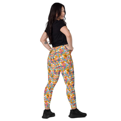 Color Carousel High-Waisted Pocket Leggings