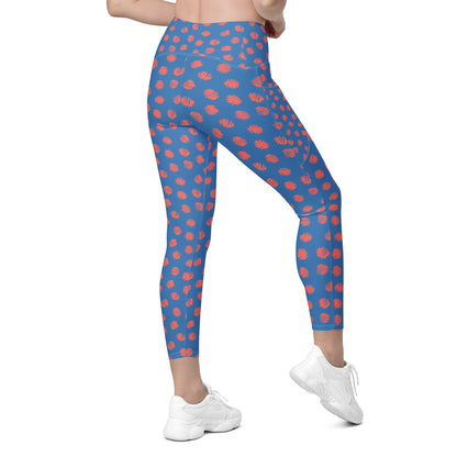 Cerulean Charm Pocket Leggings