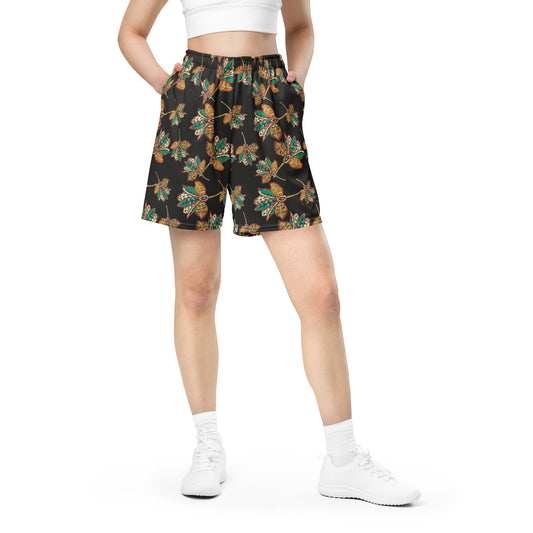 Floral Eclipse Mesh Shorts