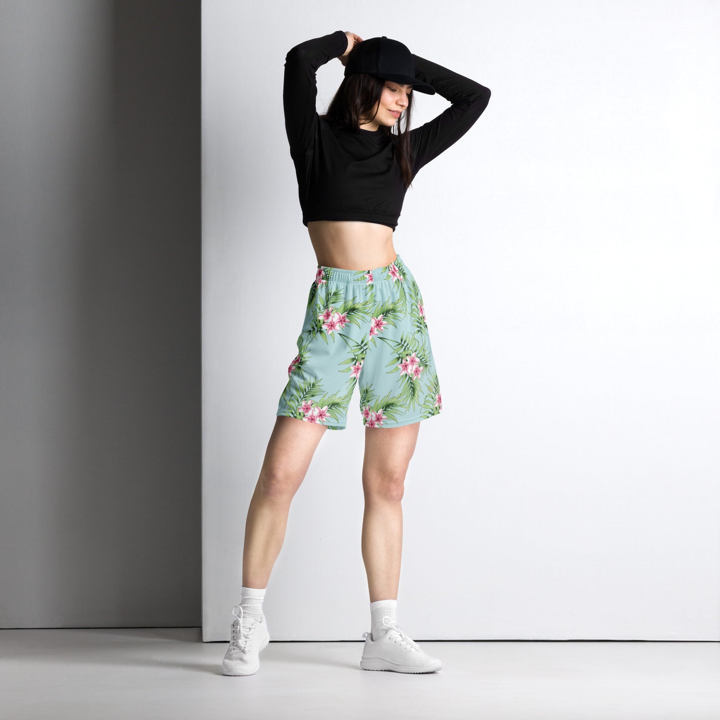 Petal Drift Mesh Shorts