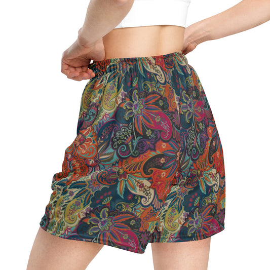 Paisley Paradise Mesh Shorts