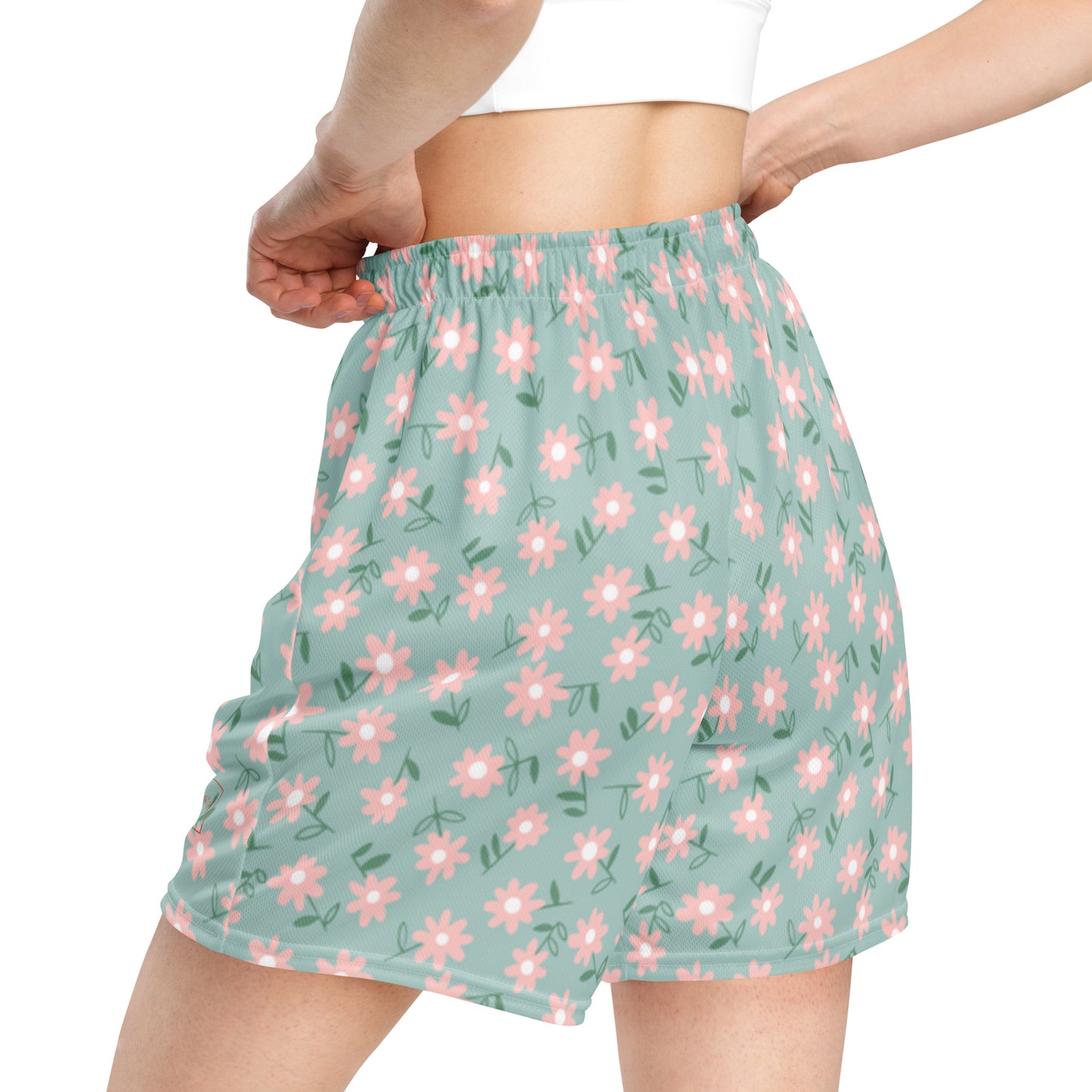 Blossom Breeze Mesh Shorts