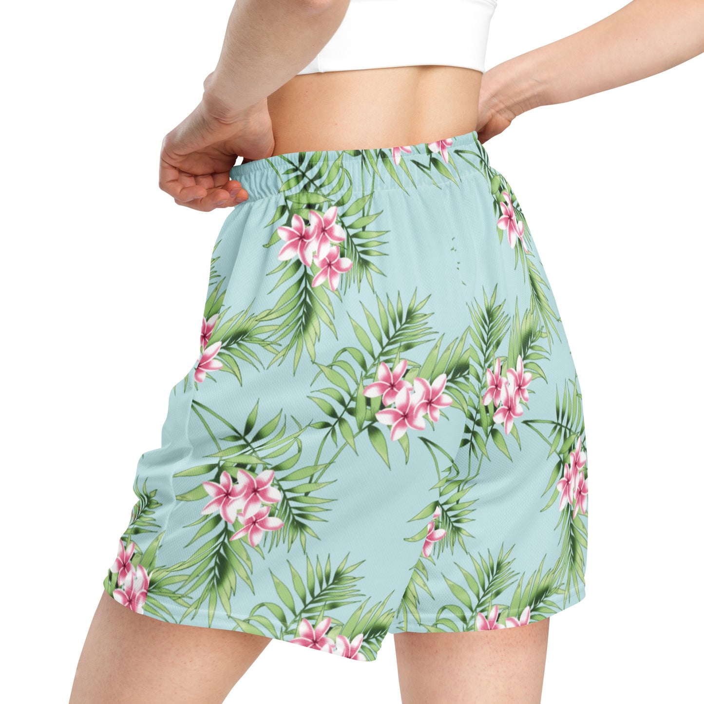 Petal Drift Mesh Shorts