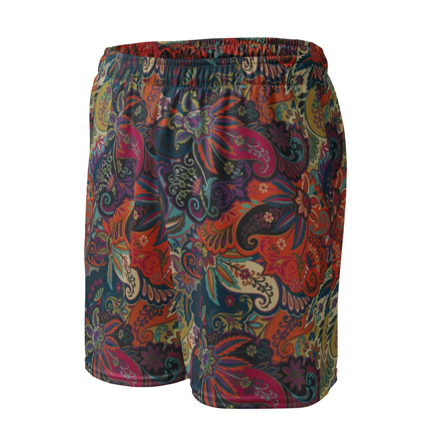 Paisley Paradise Mesh Shorts