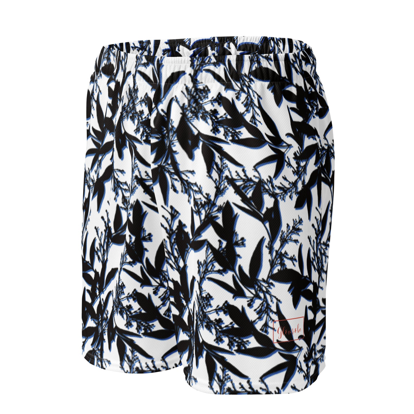 Ink Leaf Mesh Shorts