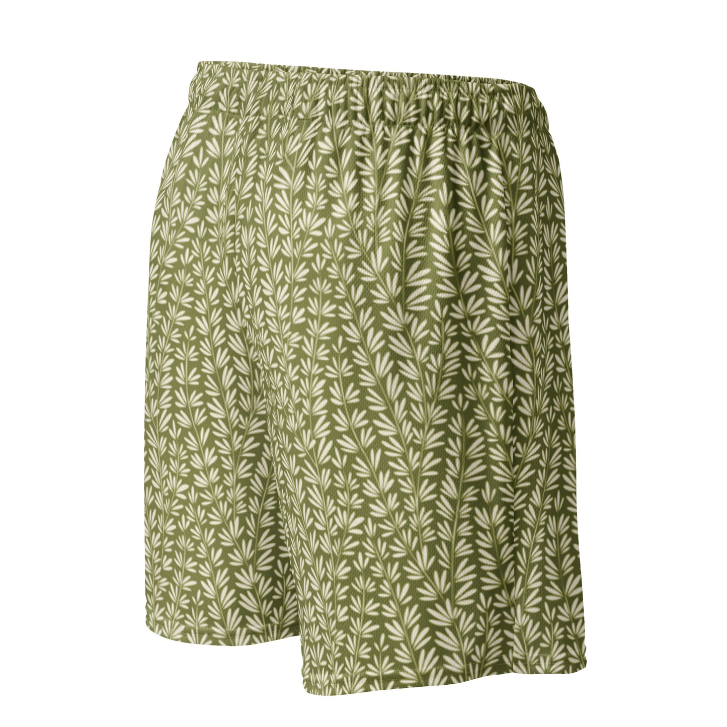 Verdant Oasis Women's Mesh Shorts