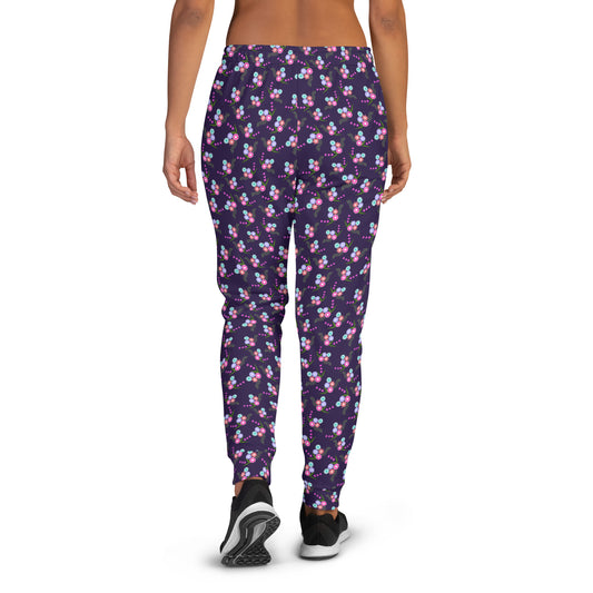 Blue Perfect Floral Women's Joggers