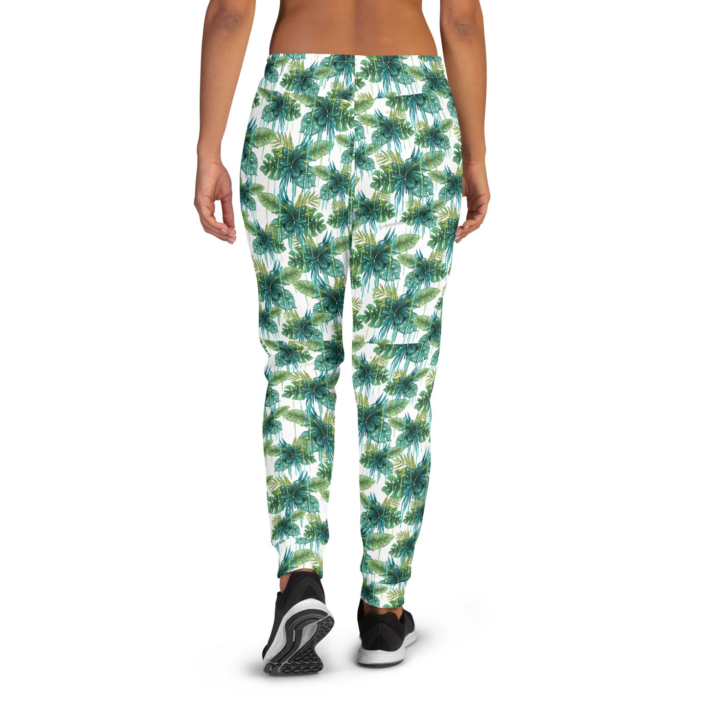 Green Floral Fable Women's Joggers